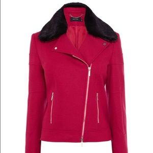 Karen Millen Wool Biker Jacket NWT OFFERS WELCOME